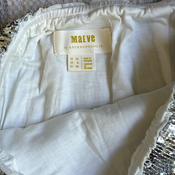 Anthropologie Maeve Tatiana Sequin Fringe Midi Maxi Skirt - Picture 6 of 11